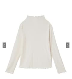 新品　GRLシアーハイネックトップス　アイボリー　Mサイズのサムネイル