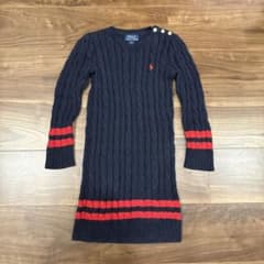 国内正規店購入110㎝Polo Ralph Lauren ニットドレス 4のサムネイル
