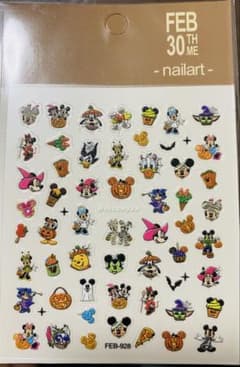 ディズニー　ハロウィン　ネイルシールのサムネイル