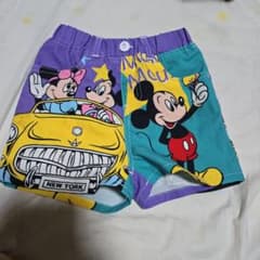 오늘 한정 가격 Littc 미키 미니의 반 바지
