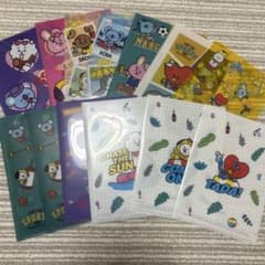 bt21 클리어 파일 A5 사이즈 13장 파미마