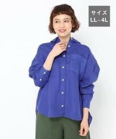 フレンチリネンカシュクールワイドシャツのサムネイル