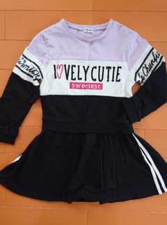 子供服  裏起毛ワンピース130センチのサムネイル