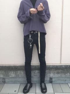 HARE オープンカラーシャツ パープルのサムネイル