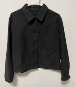 【試着のみ】UNIQLO ユニクロ ジャケット ブラック Mサイズのサムネイル