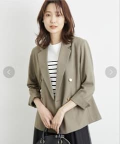 【未使用】ROPE' PICNIC サラサラゴールドボタンショート丈ジャケット