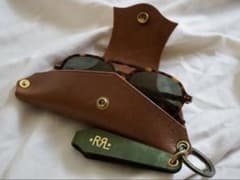 希少/極美品】RRL レザー メガネケース サングラスケース - メルカリ