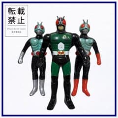 仮面ライダー1号/仮面ライダー2号/仮面ライダーBLACK RX ミニソフビ