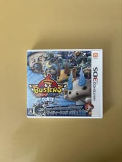 ジャンク品です！ 妖怪ウォッチバスターズ 白犬隊 3DS ソフト　シール付きのサムネイル