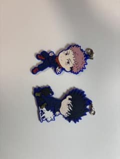 呪術廻戦 きゃらふぉるむ ラバーマスコット 2個セットのサムネイル