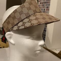 グッチ　GUCCI GG柄 サンバイザー サイズS GUCCI GGパターン サンバイザー Sサイズ | Shop at Mercari from Japan