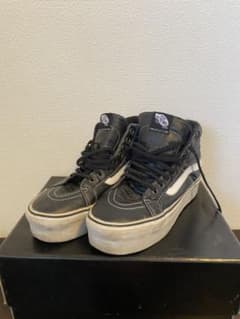vans バンズ　SK8-HI 厚底　ハイソール　レザー　スニーカーのサムネイル