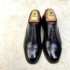 JAZZ77様Alden901☆サイズ6.5D☆パンチドキャップトゥ☆ブラック