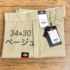 ディッキーズ 874ベージュパンツ34×30新品未使用ワークパンツ即日、翌日発送のサムネイル