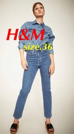 H&M スリムハイアンクルデニム　36のサムネイル
