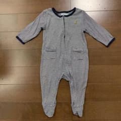 baby Gap ✩ ボーダー ✩ 足付き カバーオールのサムネイル