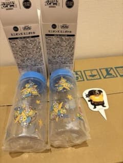 ミニオンズ　 ガスト コラボ 　ミニボトル 2個＆ピック1枚セット