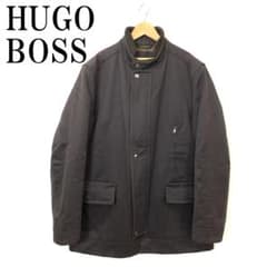 HUGO BOSS スタンドカラージャケット ブラウン 52 B2666 - メルカリ