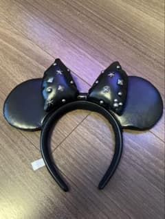 ミニーマウス カチューシャ ブラック スタッズのサムネイル