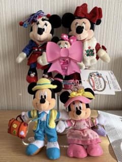 ミニーちゃん　ぬいぐるみバッチセット　未使用　ディズニーリゾート 東京ディズニーリゾート ぬいぐるみバッチ ミニーセット - メルカリ