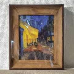 大ゴッホ展 夜のカフェテラス 複製画 ミニフレーム - メルカリ