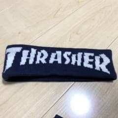 ※専用※ スラッシャー　ヘアバンド　ネイビー　THRASHERのサムネイル