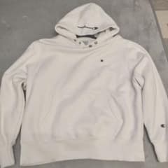 Champion ホワイト パーカー Sのサムネイル