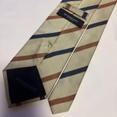 BURBERRY LONDON ネクタイ ストライプ ベージュ - メルカリ