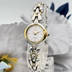 세이코 SEIKO 엑셀린느 2P 다이아몬드 쉘 여성 시계 콤비