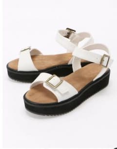 ehkasopo バックベルト厚底サンダルのサムネイル