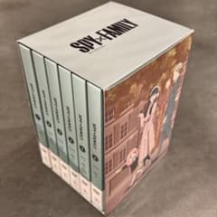 미품 SPY×FAMILY 첫회 생산 한정판 DVD 전 6권 세트 전권 수납 BOX 첨부