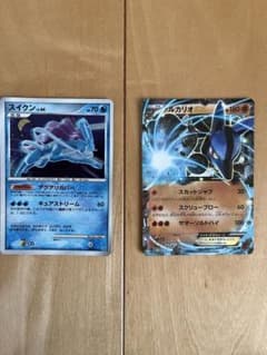 スイクンlv44 & ルカリオex ポケモンカードのサムネイル