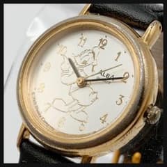 [가동품] SEIKO 세이코 ALBA 도널드 덕 여성 시계 금