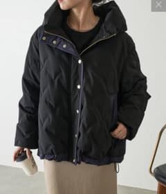 Jena espace merveilleux 配色テントラインダウンジャケット - メルカリ