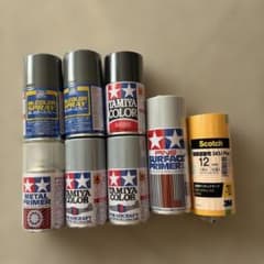 模型用スプレー塗料 マスキングテープ セットのサムネイル