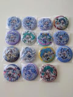 雪ミク SNOW MIKU 缶バッジ 15点 まとめ売りのサムネイル
