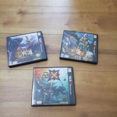 3DS 소프트 3 개 세트 몬스터 헌터 크로스, 4G, 4
