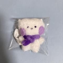 BT21 minini 봉제 인형 열쇠 고리 (퍼플) RJ