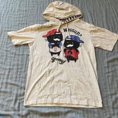 MODISH GAZE 半袖パーカー Tシャツ メンズ Lサイズ