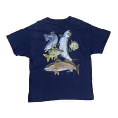 Hanes フィッシング 古着 Tシャツのサムネイル