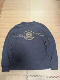 トミーヒルフィガー キッズ 長袖Tシャツ ロンT 160 164 ネイビーのサムネイル