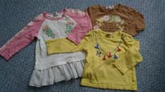 80センチ女の子トップス３枚セット 専用のサムネイル