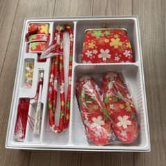 七五三　７歳はこせこセット　赤系のサムネイル