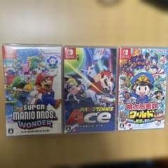 Switch スーパマリオマリオテニス、スーパマリオワンダー、桃鉄ワールド Switch スーパマリオマリオテニス、スーパマリオワンダー、桃鉄