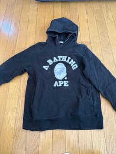 A BATHING APE ブラックパーカーのサムネイル