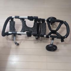 犬用車いす 歩行補助 ドット柄 DX 犬用車いす 歩行補助 ドット柄 DX | Mercari