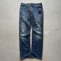 00s dsquared2 front zip straight denim - メルカリ