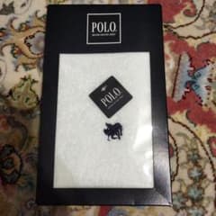 Polo新品タグつき ホワイト タオルハンカチのサムネイル
