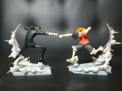 ワンピース フィギュア ルフィ vs ルッチ 2体セット 戦光絶景