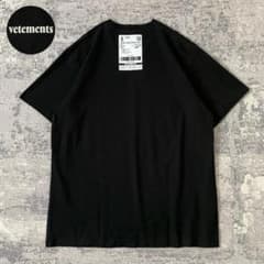 美品】ヴェトモン VETEMENTS インサイドアウトTシャツ 黒 ブラック